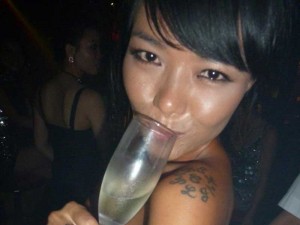 Chinese girl at expats club